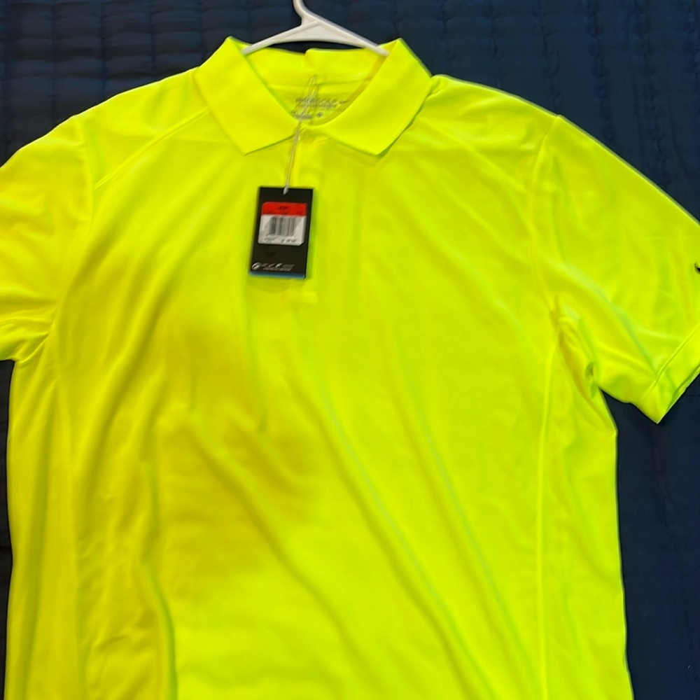 Nike polo lime green.
